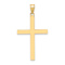 14k Yellow Gold Cross Charm