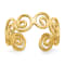 14K Yellow Gold Scroll Toe Ring