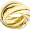 Rolling Band Ring In 18K Gold Over Bronze