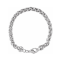 Sterling Silver Solid Wheat 8 Inch Bracelet