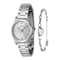 Invicta Angel 30mm Stainless Steel Quartz Watch and Bracelet Set