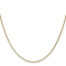 14k Yellow Gold 1mm Cable Chain 20 Inches