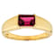 Purple Garnet East-West Band Ring In 18K Gold Over Sterling Silver 1.02ctw