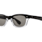 Garrett Leight Lo B Ying Yang Oval Frame / Pure Gray Lenses Sunglasses