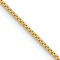 14k Yellow Gold 0.9mm Solid Box Link 20 Inch Chain