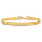 10k Yellow Gold 5mm Silky Herringbone Link Bracelet
