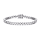Milgrain CZ Tennis Bracelet In Sterling Silver