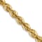 14k Yellow Gold 6mm Solid Rope 22 Inch Chain