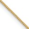 14k Yellow Gold 0.5mm Solid Box 26 Inch Chain