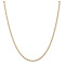 14k Yellow Gold 2.8mm Rope Link 26 Inch Chain