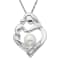 5mm Round White Freshwater Pearl with 0.05ctw Diamond Accent Sterling
Silver Pendant with Chain