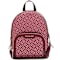 Michael Kors Jaycee Medium Zip Pocket Backpack in Oxblood Multi