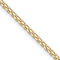 14k Yellow Gold 2.2mm Flat Bismark 20 Inch Chain