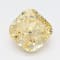 1.04ct Yellow Cushion Lab-Grown Diamond VS2 Clarity IGI Certified