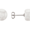 Large Freshwater Pearl Stud Earrings 10mm