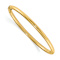 14k Yellow Gold 2.5mm Slip-on Baby Bangle