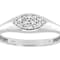 Diamond Band Ring In 10K White Gold