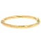 Twisted Bangle In 18K Gold Over Bronze
