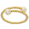 Freshwater Pearl Bypass Ring In 14K Gold
