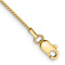 10k Yellow Gold Box Link Anklet