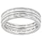 Baguette CZ Eternity Band Ring In Sterling Silver 3.24ctw