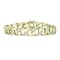 CZ Pave Classic Chain Bracelet In 14K Gold Over Sterling Silver