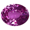 Pink Sapphire Loose Gemstone 8.5x6.7mm Oval 2.04ct