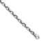 Rhodium Over 14k White Gold 4.5mm Hand-polished Fancy Link Bracelet