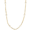 Pearl And Gold Hematine Long Necklace