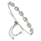 Sterling Silver Polished Link Adjustable Bracelet