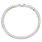 Sterling Silver 4.5mm Curb Chain Bracelet