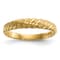 14K Yellow Gold Kids Polished Twist Ring