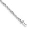 Rhodium Over 10k White Gold Diamond Bracelet