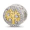 Sterling Silver Crystal and Gold-tone Family Tree Bead