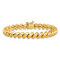 10k Yellow Gold 8mm San Marco Link 7 Inch Bracelet