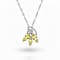 Marquise Shape Yellow Citrine Sterling Silver Pendant with Chain