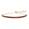 Red Garnet 14K Yellow Gold Over Sterling Silver Bolo Bracelet 3.87ctw
