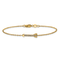 14k Yellow Gold Diamond Arrow Bracelet