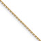 14k Yellow Gold 1.2mm Solid Diamond-Cut Cable 30 Inch Chain