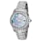 Invicta Angel 34mm Light Blue Dial Stainless Steel Band Quartz Watch