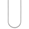 Rhodium Over Sterling Silver 1.6mm Snake 20 Inch Chain