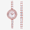 Croton Svelte Rose Tone Bolero Cubic Zirconia Watch and Bracelet Set