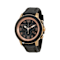 Citizen Men's Drive Black Dial Chronograph Black Leather Watch