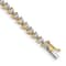 14k Yellow Gold and 14k White Gold with Rhodium over 14k Yellow Gold
Diamond Bracelet