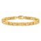 14K Yellow Gold 6.5mm Byzantine Chain Bracelet