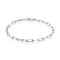 Sterling Silver Paperclip Link Chain Bracelet, 8 Inch