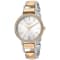 Ferre Milano Women's Classic White Dial Two-tone Stainless Steel Watch
