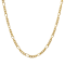 Robert Alton Men's Yellow Figaro Chain Necklace 3.50mm In Ion-Plated
Stainless Steel 24 Inch