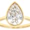 3ct Pear Lab-Grown Diamond Solitaire Ring In 14K Gold