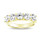 2.00ctw 5 Stone Wedding Band 14k Yellow Gold